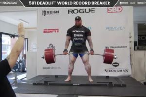 World Record Of Deadlift Hafthor Bjornsson