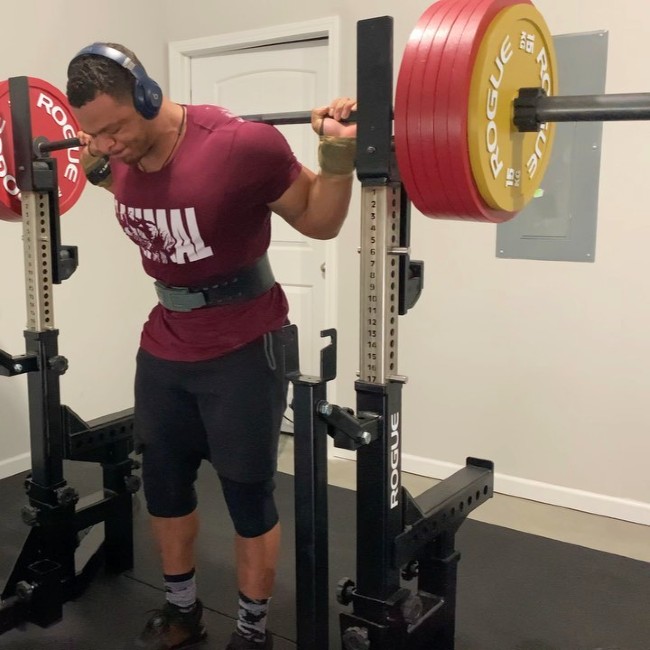 Jamal Browner 760lb Squat 