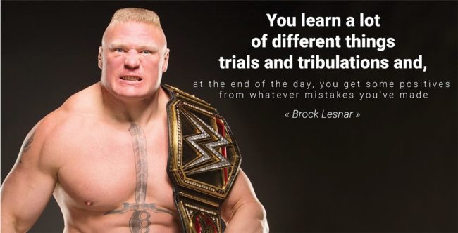 Wrestling Quotes brock lesnar